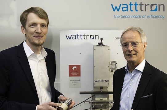 Watttron Geschäftsführer Marcus Stein (li.) und der neue Vertriebschef Ton Knipscheer. Foto: Watttron